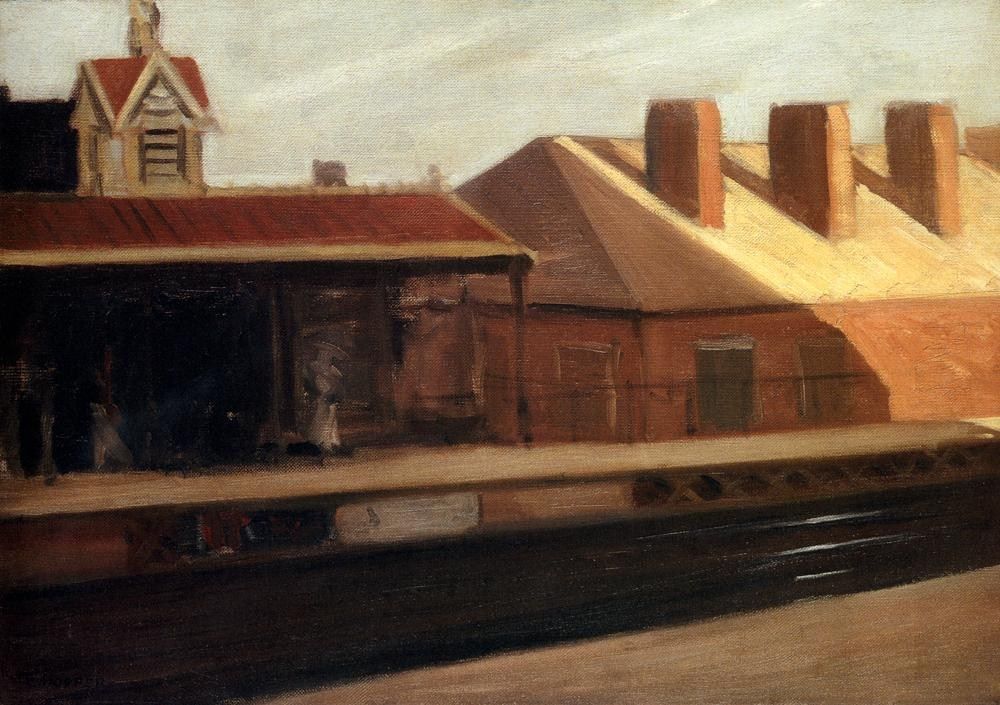 Edward Hopper The El Station
